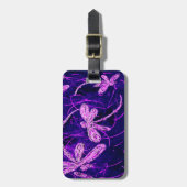 Dragonfly Disco Bagagelabel (Voorkant verticaal)