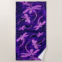 Dragonfly Disco Beach Towel Strandlaken