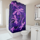 Dragonfly Disco Douchegordijn (In situ)