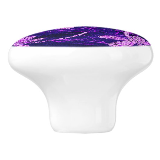 Dragonfly Disco Keramische Knop (Zijkant)