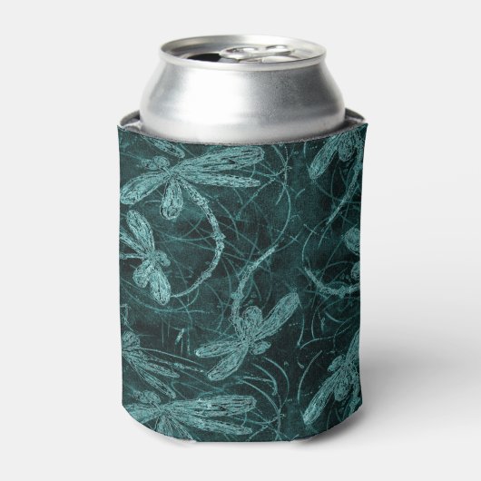 Dragonfly Disco Midnight Blue Blikjeskoeler (Blikje Voorkant)