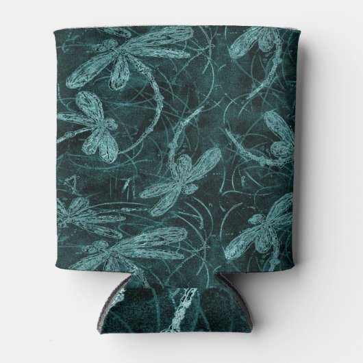 Dragonfly Disco Midnight Blue Blikjeskoeler (Voorkant)