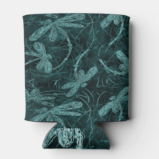 Dragonfly Disco Midnight Blue Blikjeskoeler (Achterkant)