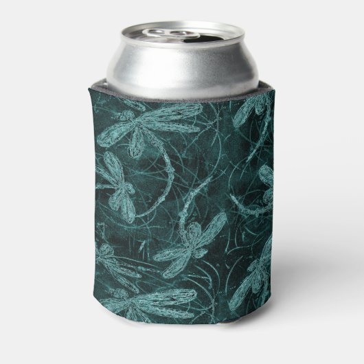 Dragonfly Disco Midnight Blue Blikjeskoeler (Blikje Achterkant)