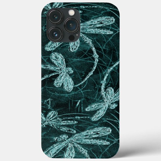 Dragonfly Disco Midnight Blue Case-Mate iPhone Case (Achterkant)
