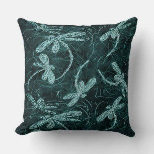 Dragonfly Disco Midnight Blue Kussen