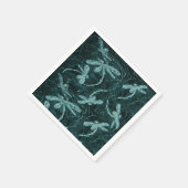 Dragonfly Disco Midnight Blue Servet (Hoek)