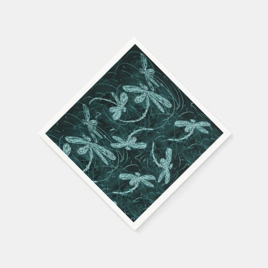 Dragonfly Disco Midnight Blue Servet (Hoek)