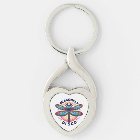 Dragonfly Disco Sleutelhanger (Voorkant)