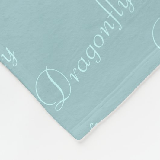 Dragonfly Dragon Fleece Deken (Hoek)