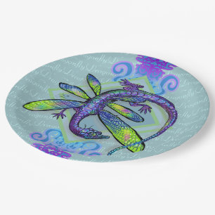 Dragonfly Dragon Papieren Bordje