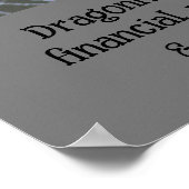 Dragonfly Dragonflies Betekenis Kaart Poster (Hoek)