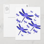 Dragonfly Dragonflies Briefkaart (Voorkant / Achterkant)