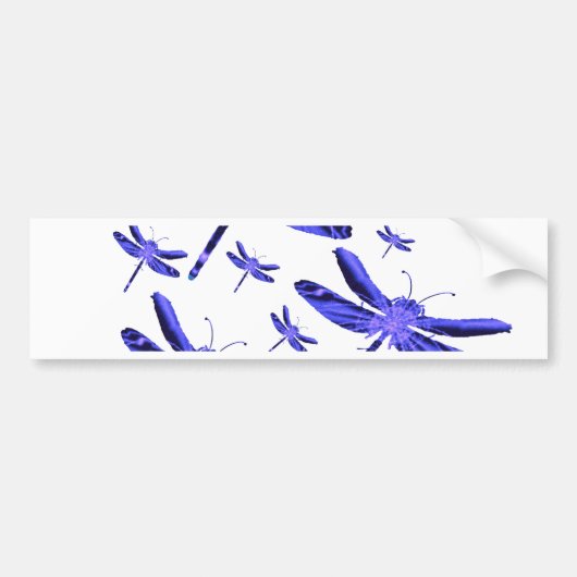 Dragonfly Dragonflies Bumpersticker (Voorkant)