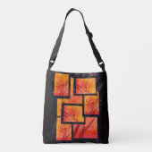 Dragonfly Drama Waterverf Crossbody Tas (Achterkant)