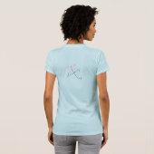 Dragonfly Dream Abstracte oorbare kunst T-shirt (Achterkant volledig)