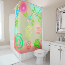 Dragonfly Dream Shower Curtain