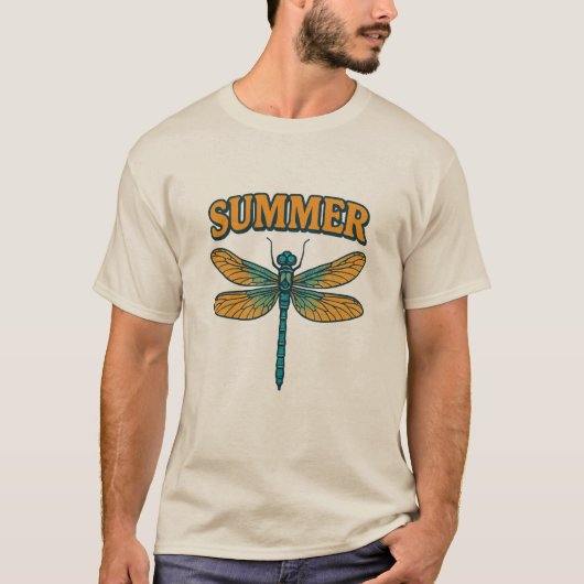 Dragonfly Dream T-Shirt – Cool Nature Graphic Tee  (Voorkant)