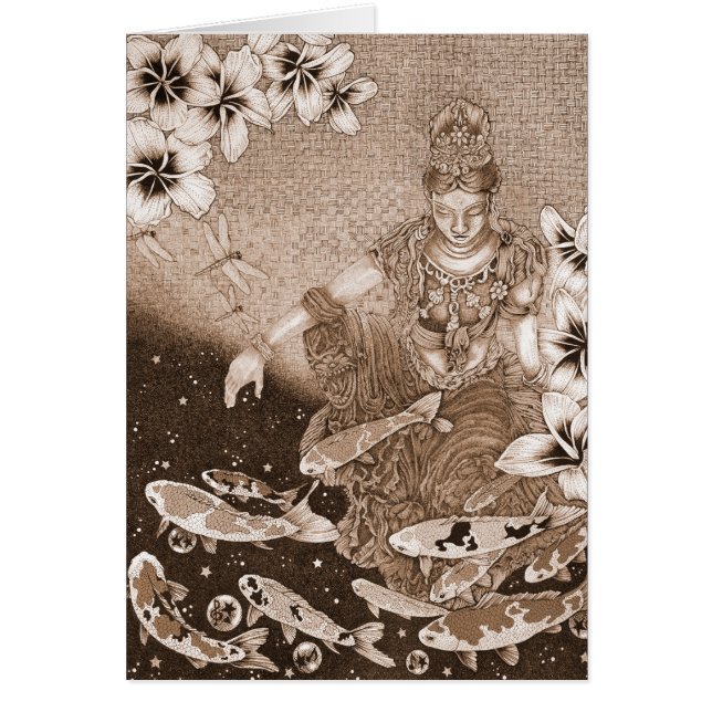 Dragonfly Dream VII (Luisteren naar vrede) - Sepia (Voorkant)