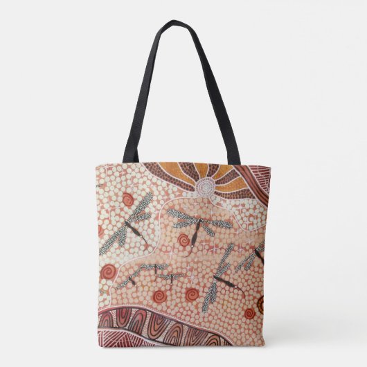 Dragonfly Dreaming Canvas tas (Achterkant)