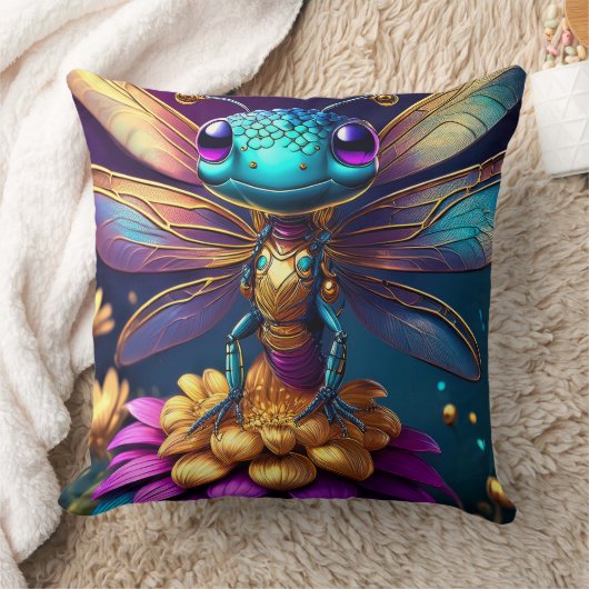 Dragonfly Dreaming Cushion Kussen (Deken)