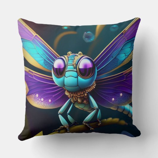 Dragonfly Dreaming Cushion Kussen (Achterkant)