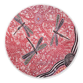 Dragonfly Dreaming Keramische knop