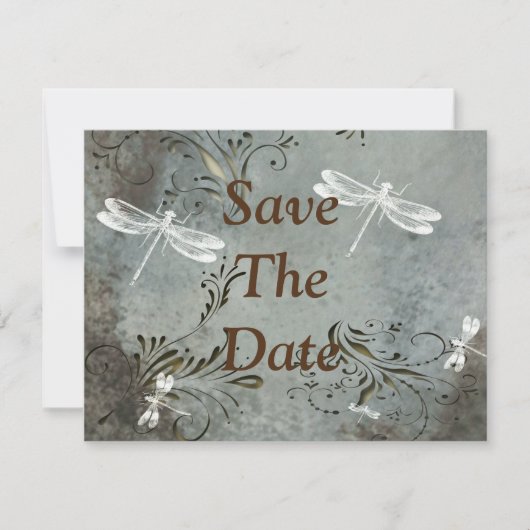 Dragonfly Dreams Bewaar de datum Save The Date (Voorkant)