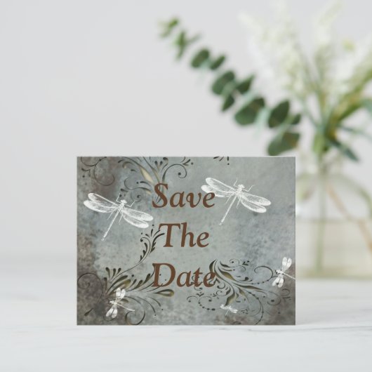 Dragonfly Dreams Bewaar de datum Save The Date (Staand voorkant)