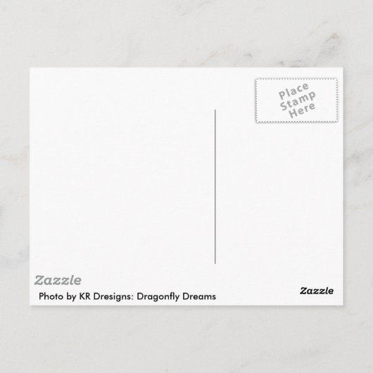Dragonfly Dreams Briefkaart (Achterkant)