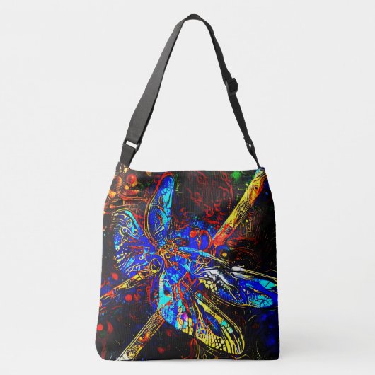 Dragonfly Dreams Crossbody Tas (Achterkant)