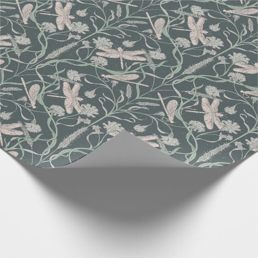 Dragonfly Dreams en Cornflower  Cadeaupapier (Hoek)