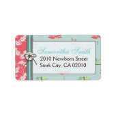 Dragonfly Dreams Jongensadreslabel Etiket (Voorkant)