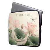 Dragonfly Dreams - Laptophoes Laptop Sleeve (Voorkant Links)