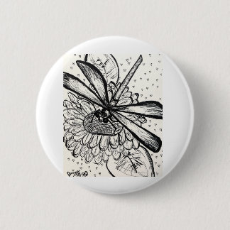 Dragonfly Dreams Ronde Button 5,7 Cm