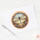 Dragonfly Dreams Ronde Sticker (Envelop)