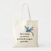 Dragonfly Dreams Tote Bag (Voorkant)