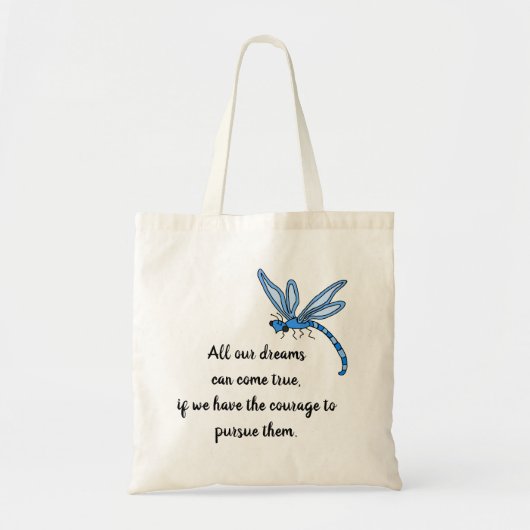 Dragonfly Dreams Tote Bag (Voorkant)
