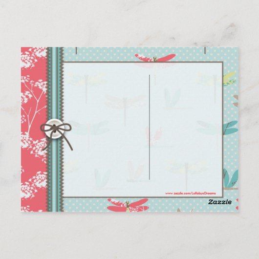 Dragonfly Dreams TY Briefkaart B (Achterkant)