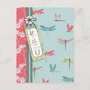Dragonfly Dreams TY Briefkaart B