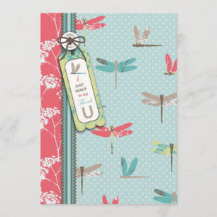 Dragonfly Dreams TY Card 2 Bedankkaart