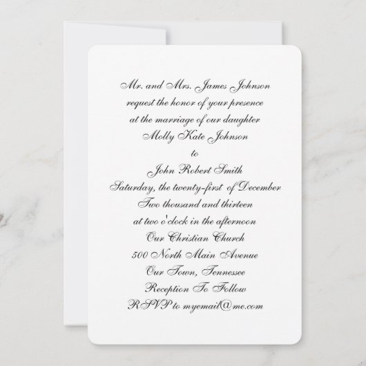 Dragonfly Dreams Wedding Invitation Kaart (Achterkant)