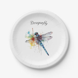 Dragonfly Dreamscape, aangepast Papieren Bordje
