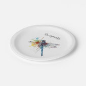 Dragonfly Dreamscape, aangepast Papieren Bordje (Gekanteld)