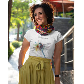 Dragonfly Dreamscape, custom Tri-Blend Shirt