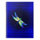 Dragonfly Electric Blue - Personaliseren met een n Notitieboek (Voorkant)