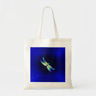 Dragonfly Electric Blue - Personaliseren met een n Tote Bag