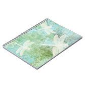 Dragonfly en bloem notitieboek (Linkerzijde)