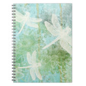 Dragonfly en bloem notitieboek (Voorkant)