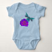 Dragonfly en bloem romper (Voorkant)